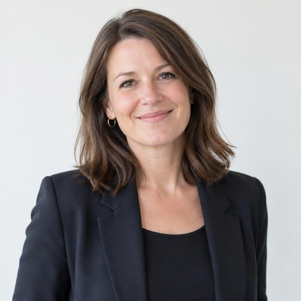 Portrait of a smiling professional woman in a blazer
